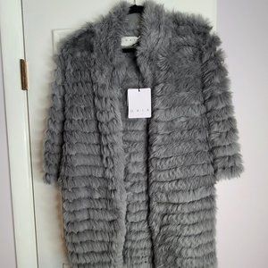Gaia Life Faux Fur Grey Jacket